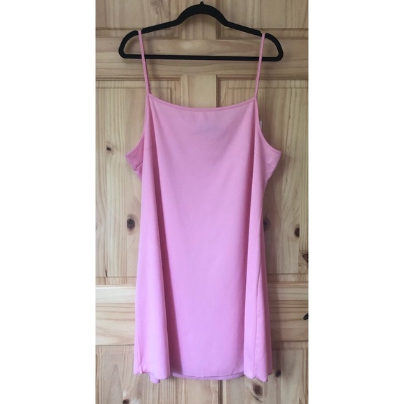 Sold!  CAARA strappy peach cami mini dress size XL - Picture 2 of 9